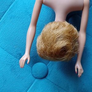 Poupée Barbie Bubblecut Vintage 1963 Strawberry Blonde Corps Seul Mattel